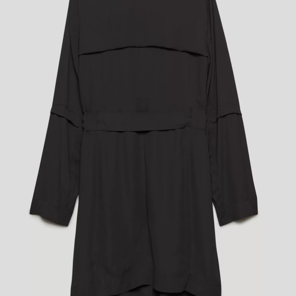 Barely Worn Sold Out Babaton Flowy Trench Coat Size Small Taupe Color - Picture 7 of 10